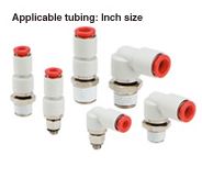 ข้อต่อลม ฟิตติ้งลม Rotary One-touch Fittings KS SMC